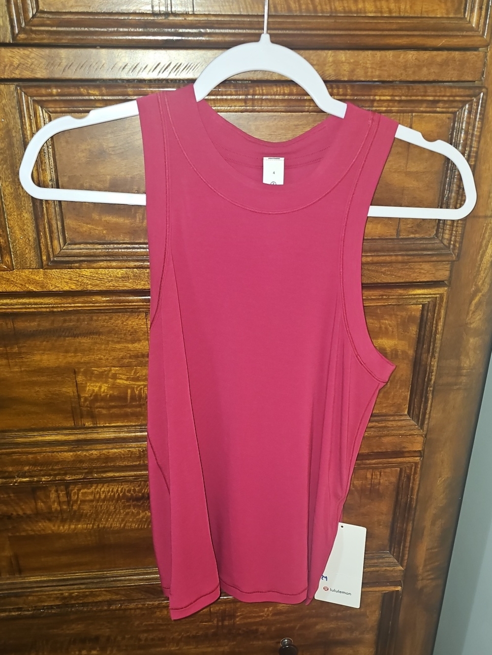 Lululemon Jersey Training Tank Top. Sz 4, Xan Fit A Sz 6. Hip Length, BRML!! NWT